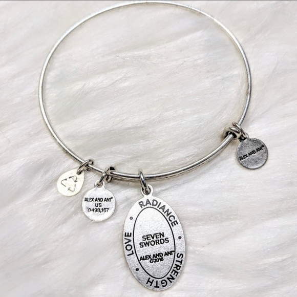 Alex & Ani Seven Swords Bracelet - Picture 2 of 3